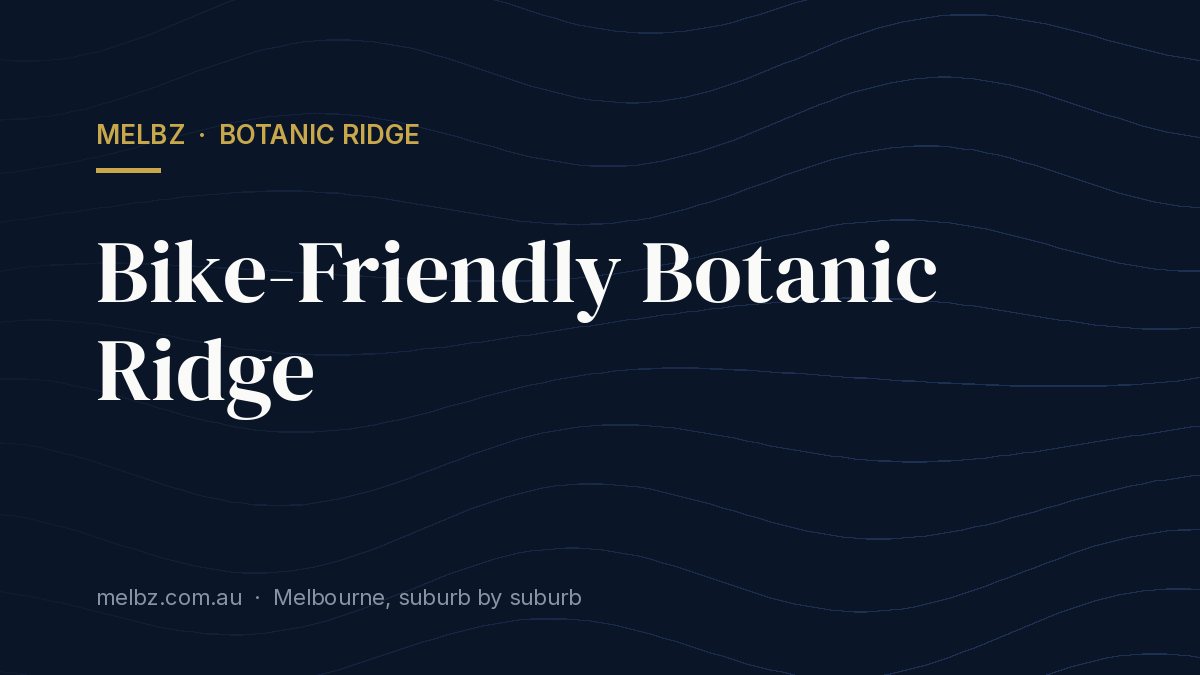 Title card: Bike-Friendly Botanic Ridge