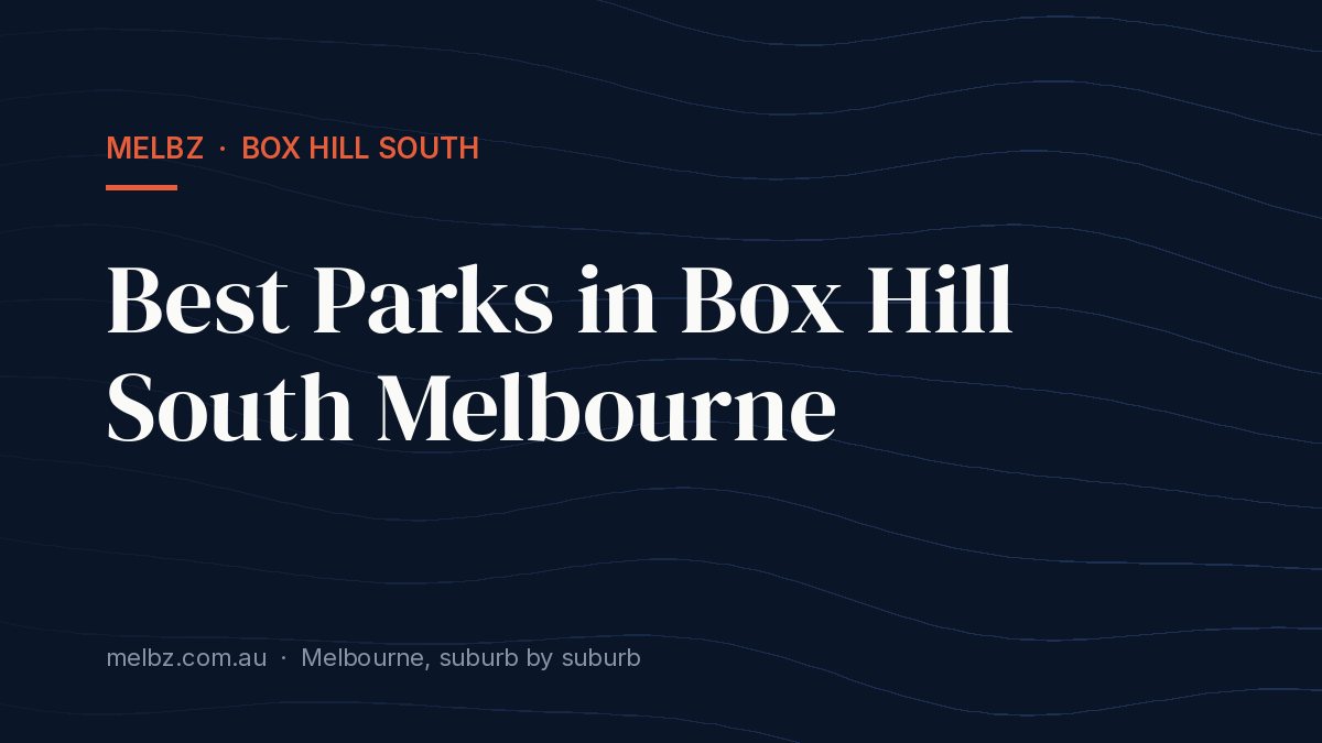 Title card: Best Parks in Box Hill South Melbourne