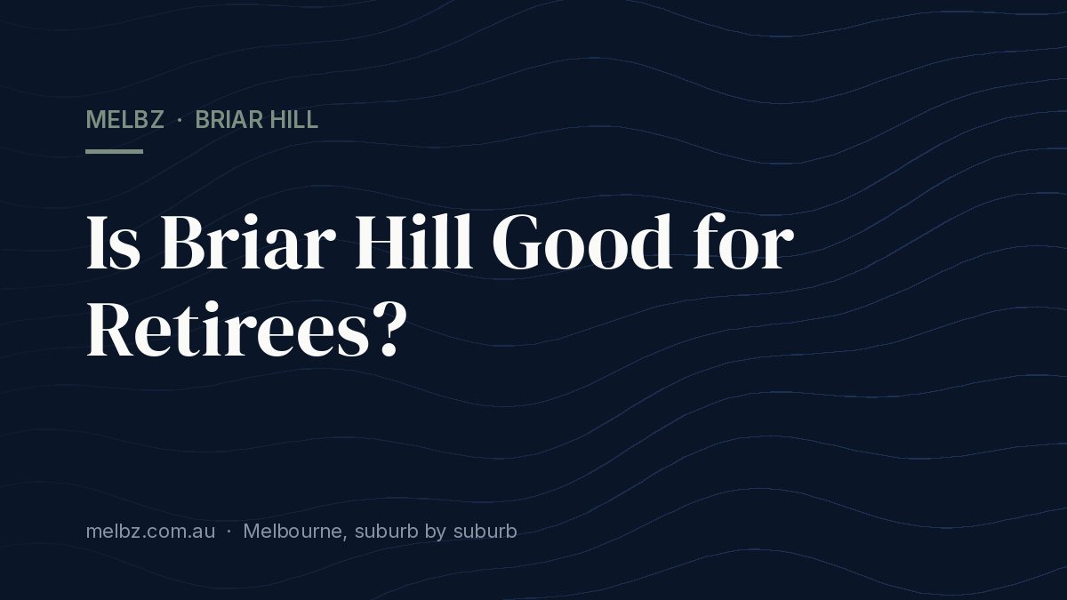 Title card: Is Briar Hill Good for Retirees?