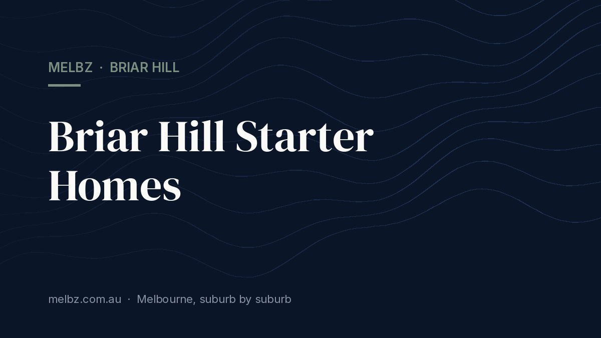 Title card: Briar Hill Starter Homes