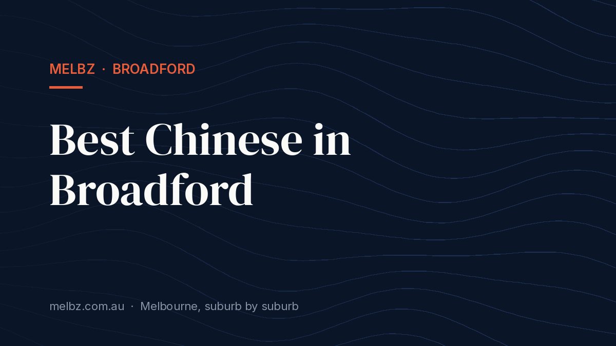 Title card: Best Chinese in Broadford