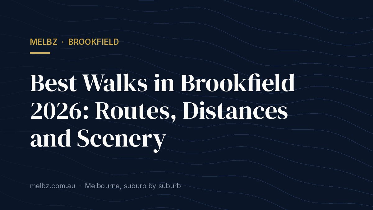 Title card: Best Walks in Brookfield 2026: Routes, Distances and Scenery