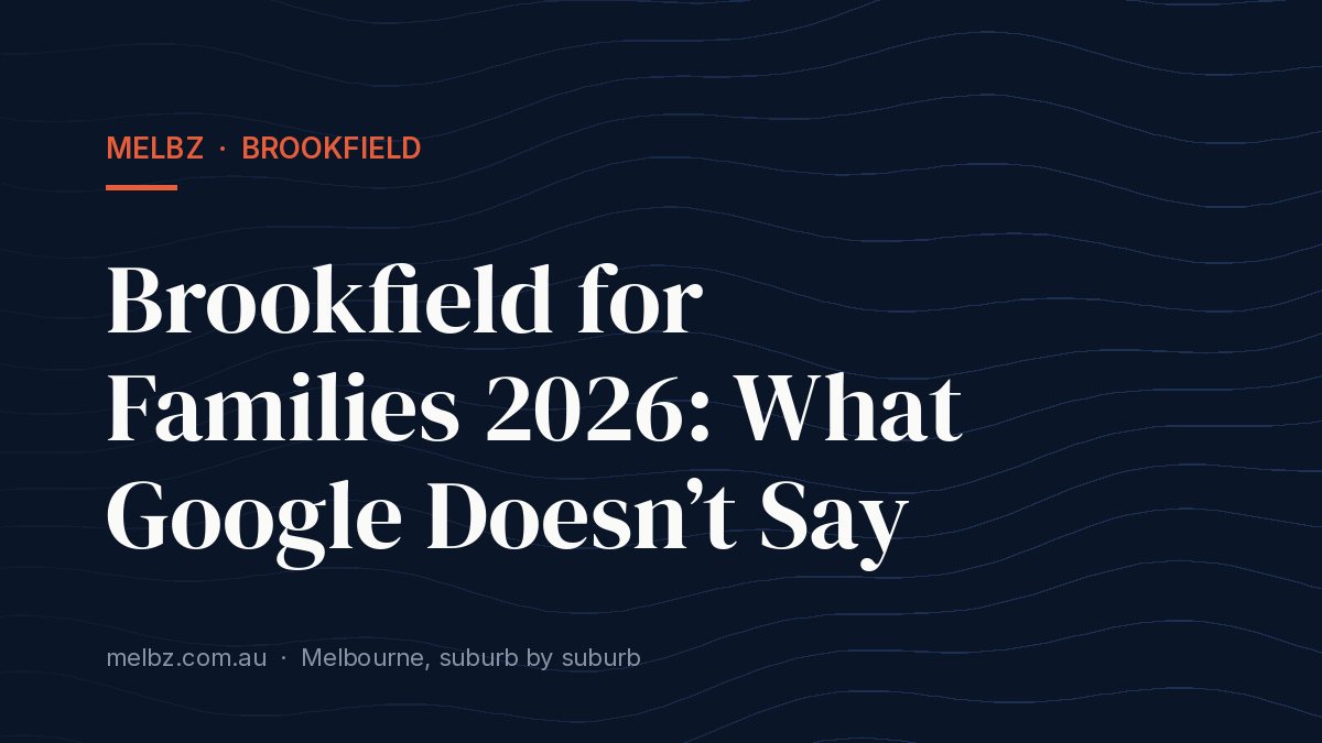 Title card: Brookfield for Families 2026: What Google Doesn’t Say