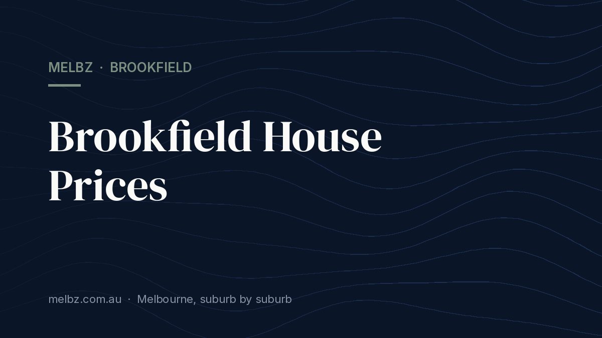 Title card: Brookfield House Prices