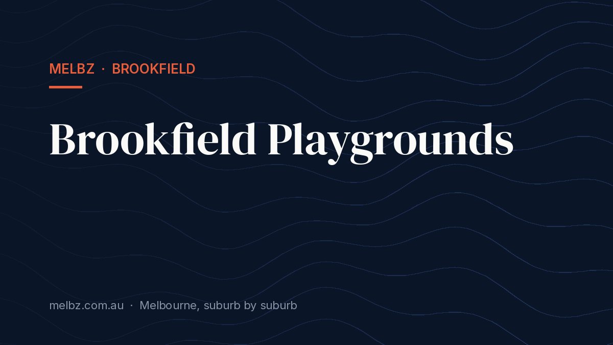 Title card: Brookfield Playgrounds