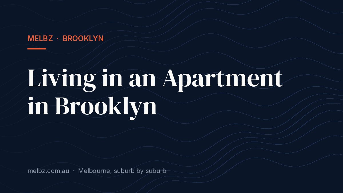 Title card: Living in an Apartment in Brooklyn