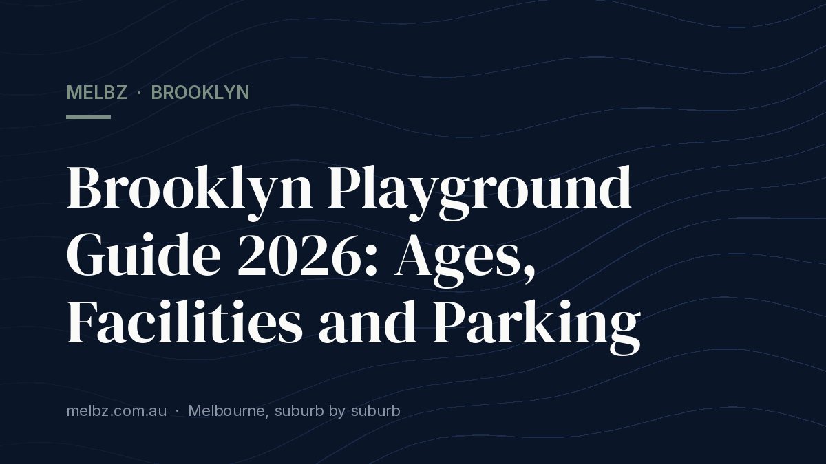 Title card: Brooklyn Playground Guide 2026: Ages, Facilities and Parking