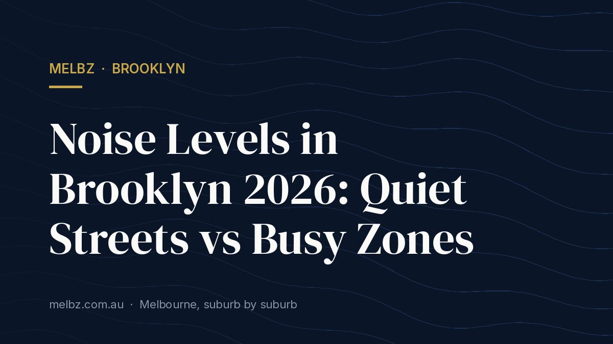 Title card: Noise Levels in Brooklyn 2026: Quiet Streets vs Busy Zones