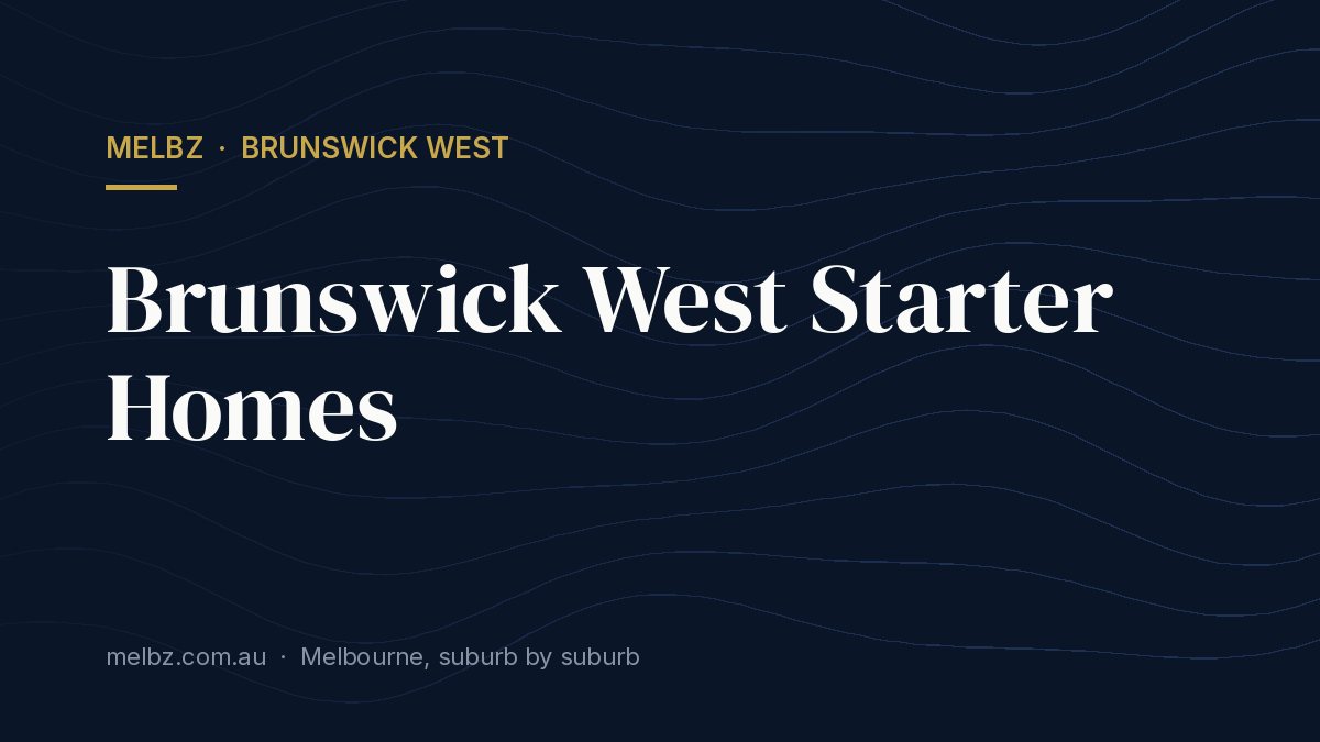 Title card: Brunswick West Starter Homes
