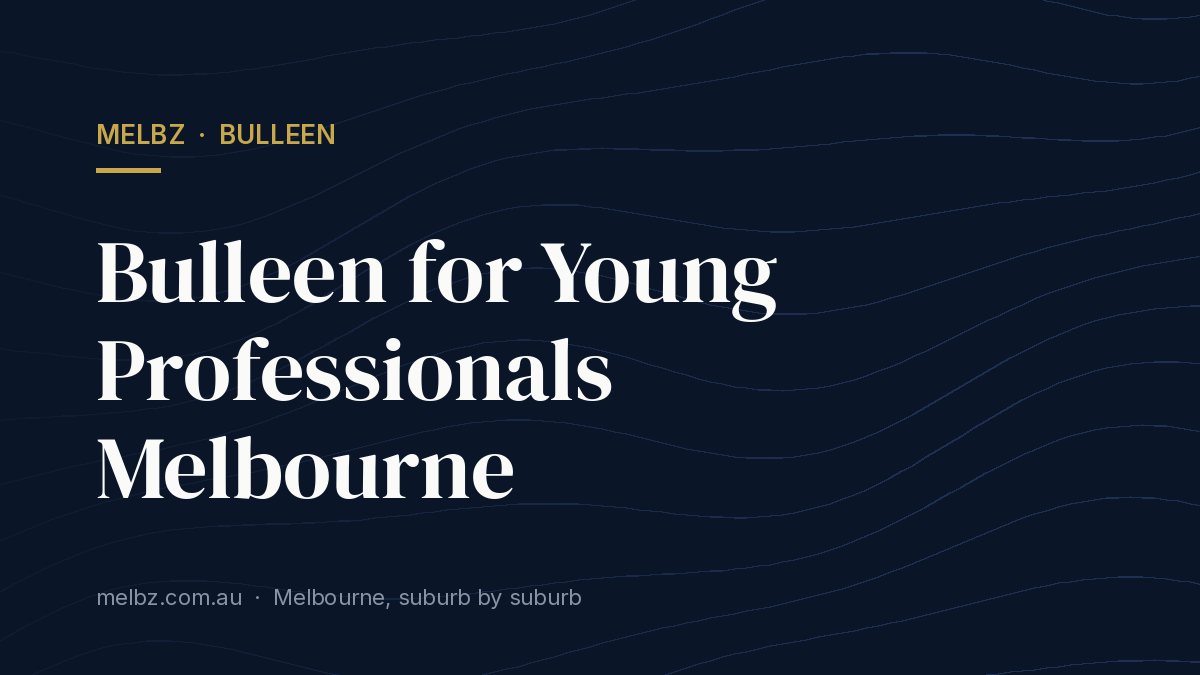 Title card: Bulleen for Young Professionals Melbourne