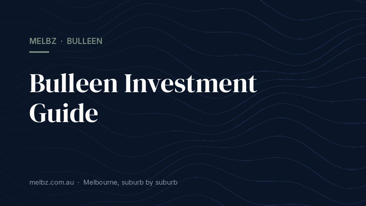 Title card: Bulleen Investment Guide