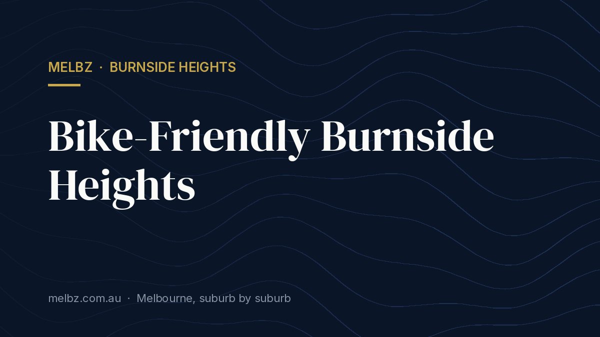 Title card: Bike-Friendly Burnside Heights