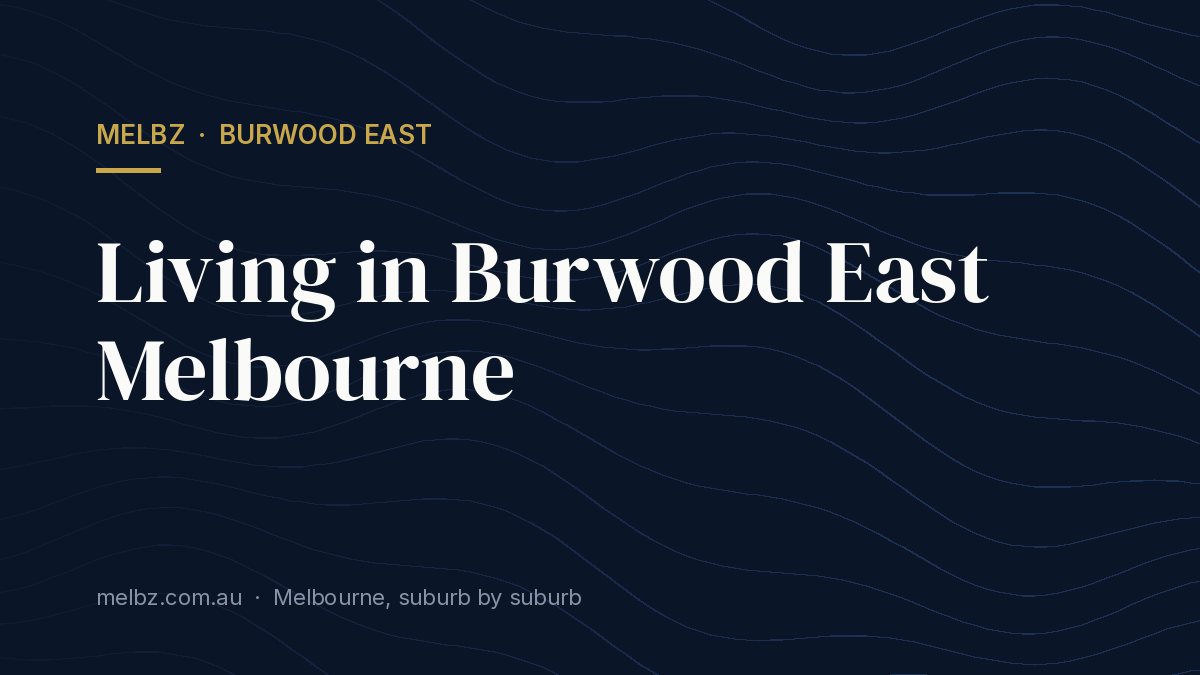 Title card: Living in Burwood East Melbourne
