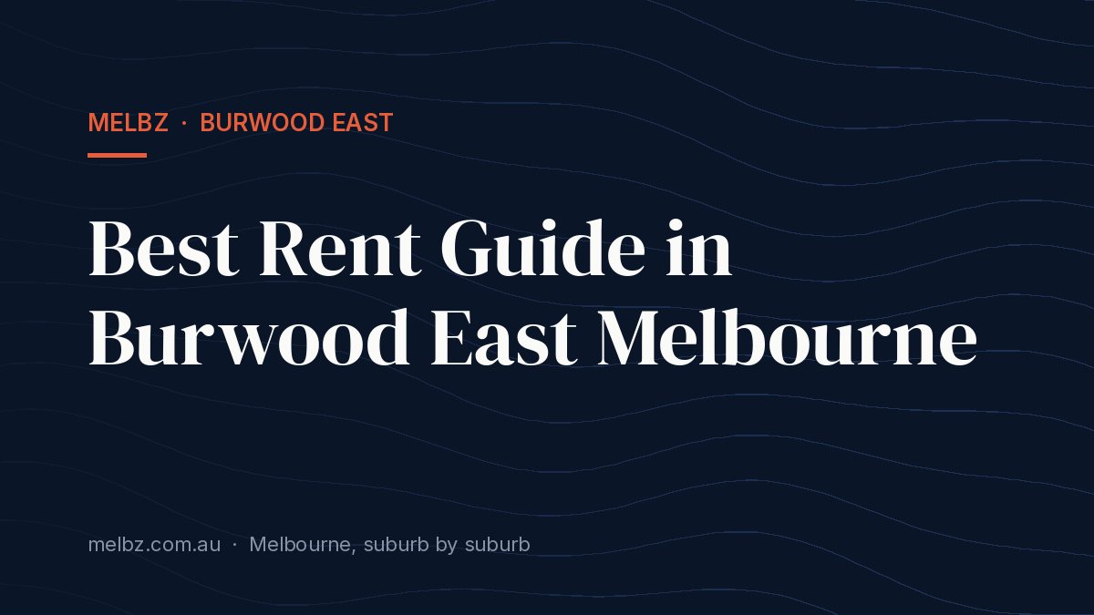 Title card: Best Rent Guide in Burwood East Melbourne