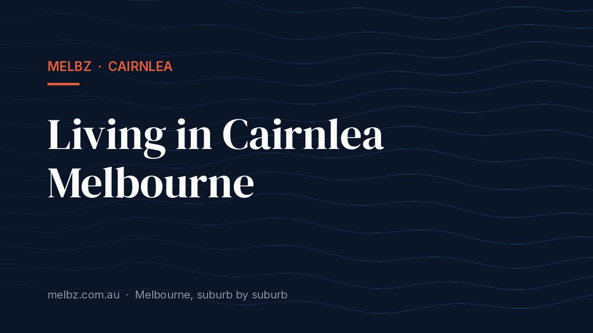 Title card: Living in Cairnlea Melbourne