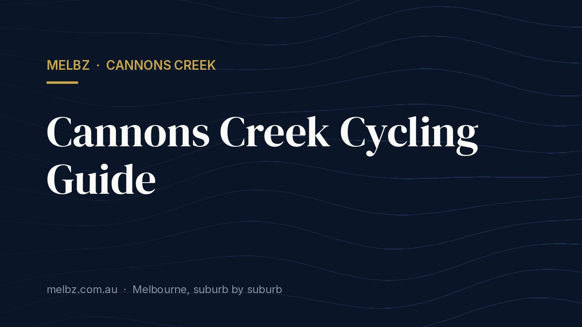 Title card: Cannons Creek Cycling Guide