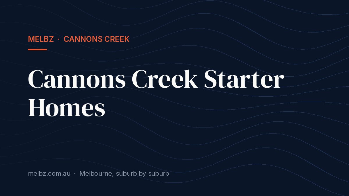 Title card: Cannons Creek Starter Homes