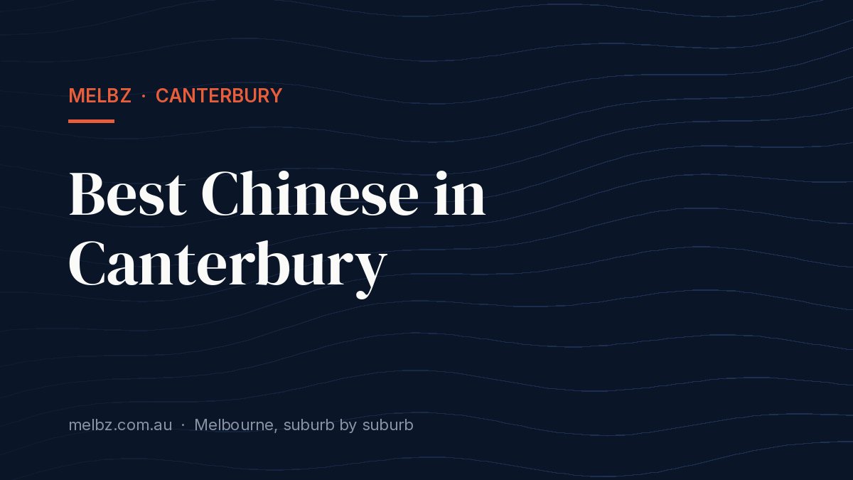 Title card: Best Chinese in Canterbury