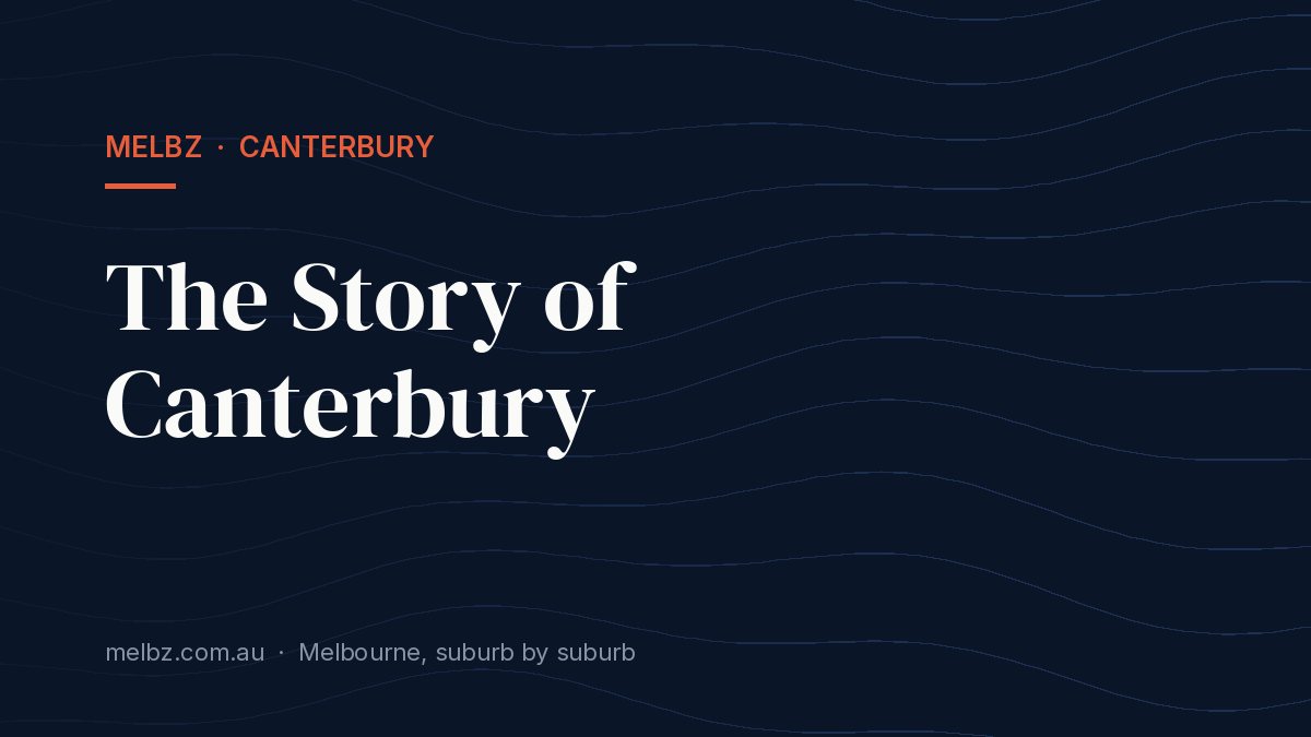 Title card: The Story of Canterbury
