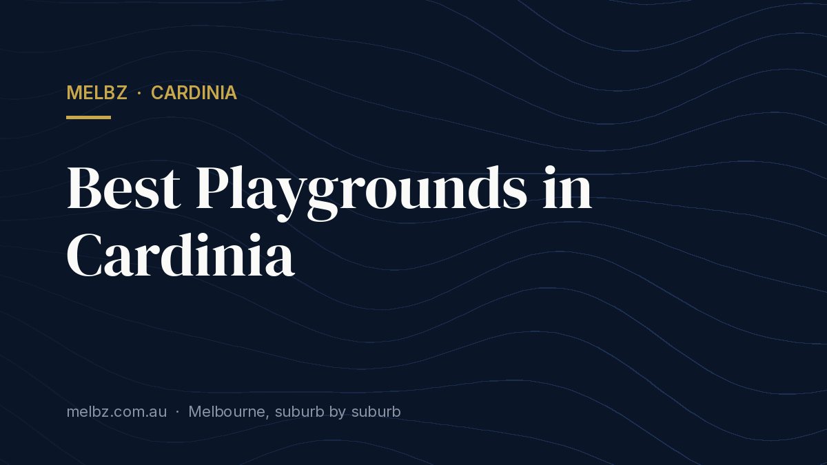 Title card: Best Playgrounds in Cardinia