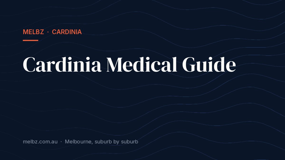 Title card: Cardinia Medical Guide