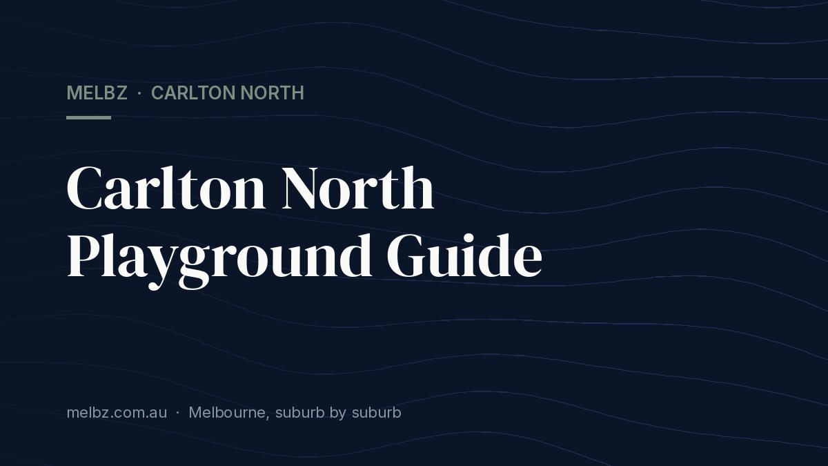 Title card: Carlton North Playground Guide
