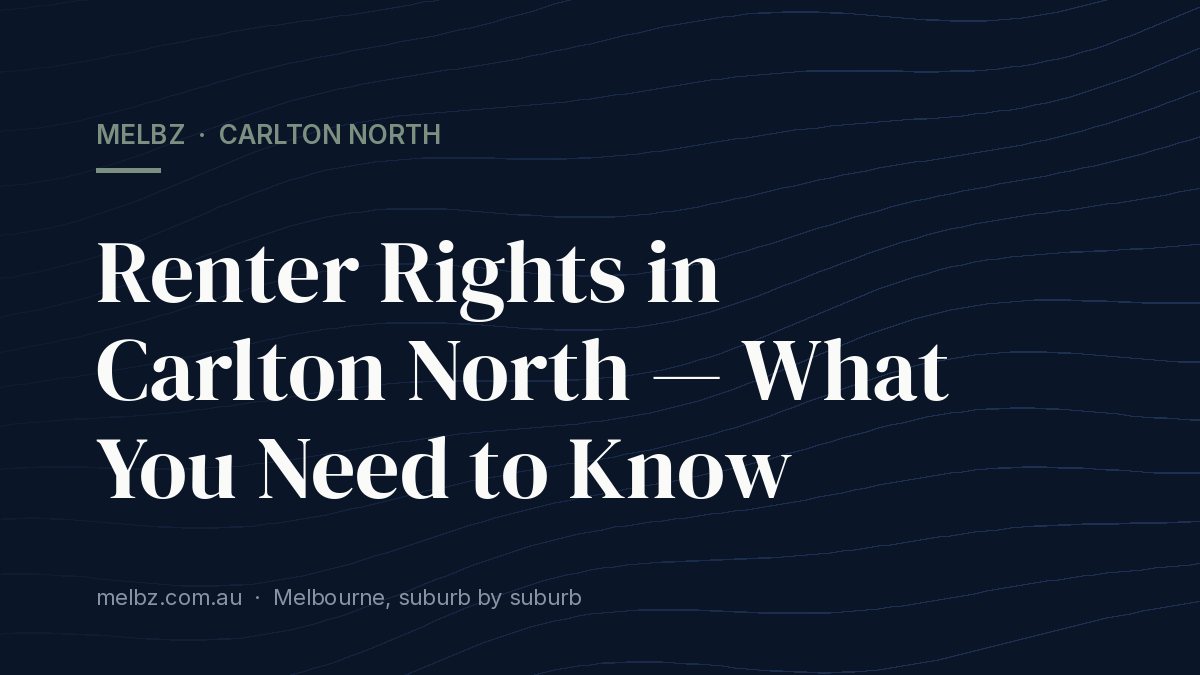 Title card: Renter Rights in Carlton North — What You Need to Know