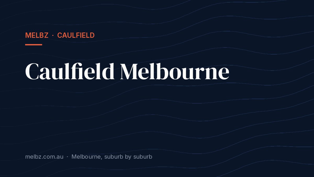 Title card: Caulfield Melbourne