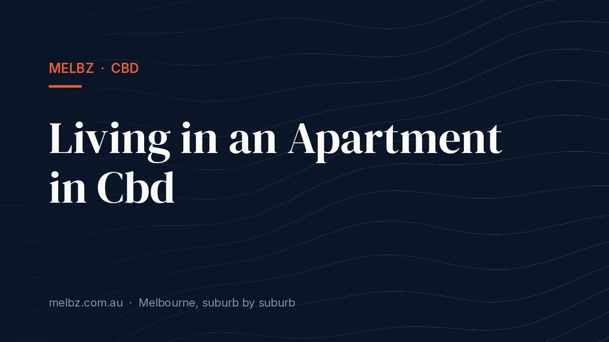 Title card: Living in an Apartment in Cbd