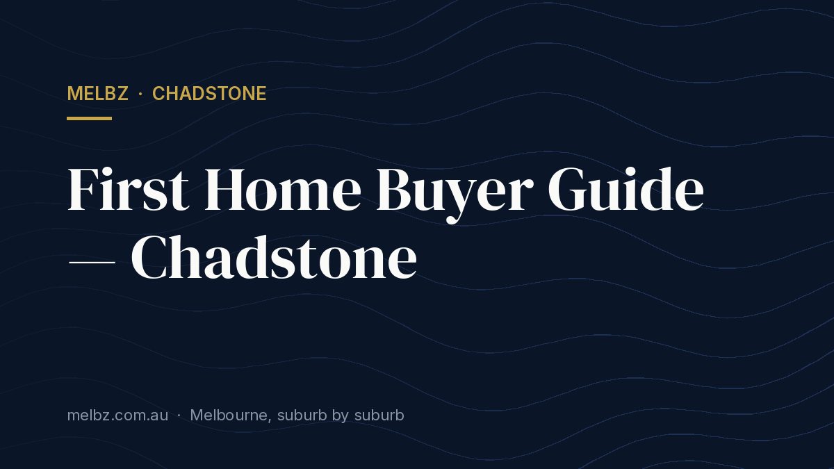 Title card: First Home Buyer Guide — Chadstone