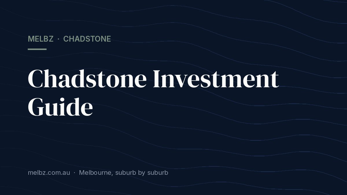 Title card: Chadstone Investment Guide