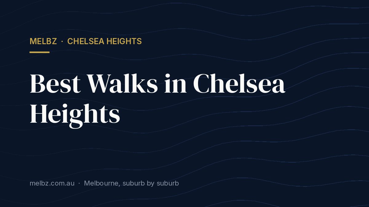Title card: Best Walks in Chelsea Heights