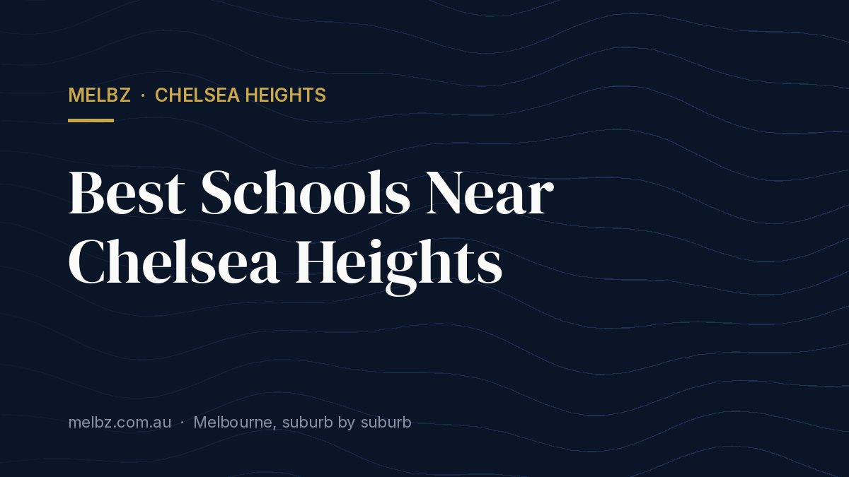 Title card: Best Schools Near Chelsea Heights