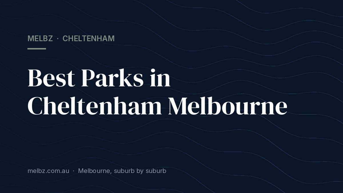 Title card: Best Parks in Cheltenham Melbourne