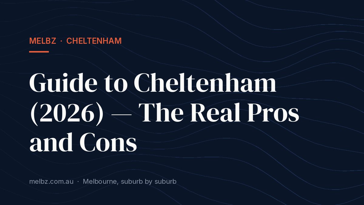 Title card: Guide to Cheltenham (2026) — The Real Pros and Cons