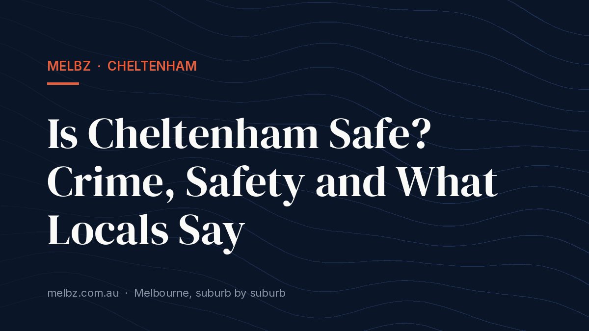 Title card: Is Cheltenham Safe? Crime, Safety and What Locals Say