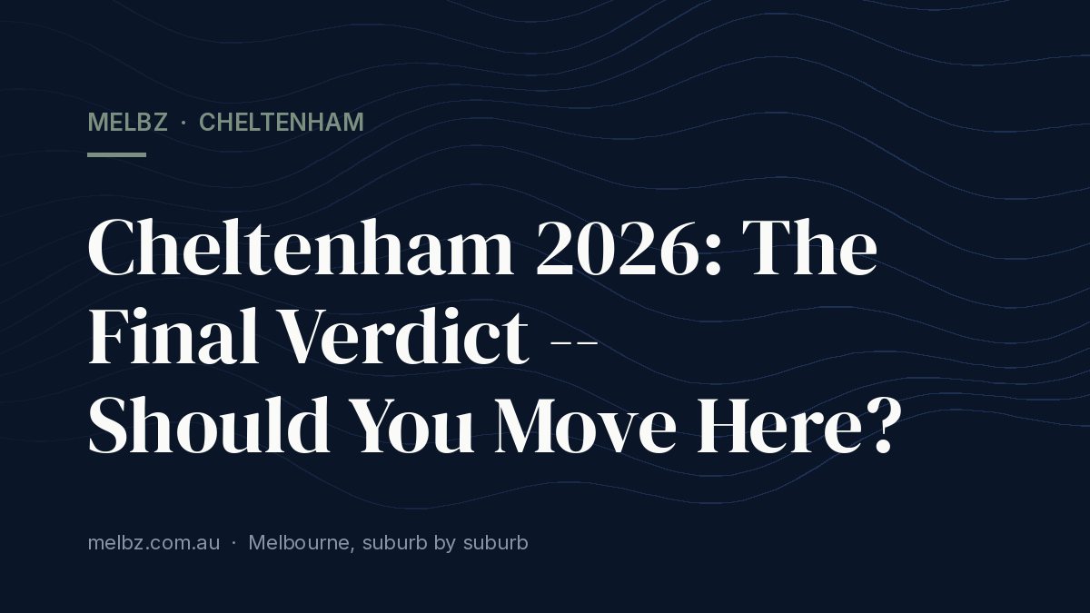 Title card: Cheltenham 2026: The Final Verdict -- Should You Move Here?