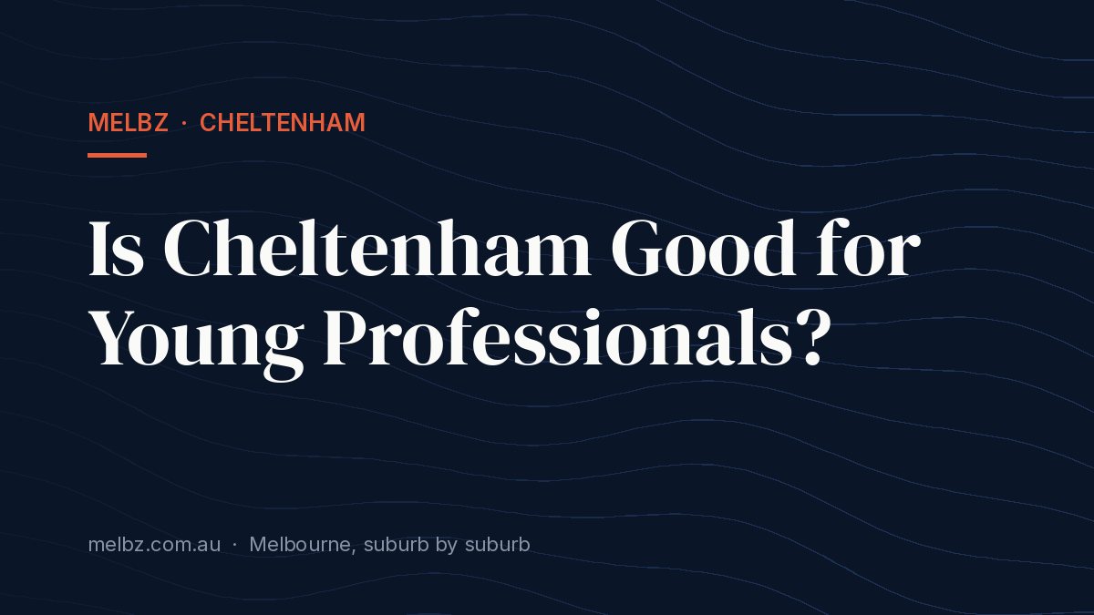 Title card: Is Cheltenham Good for Young Professionals?