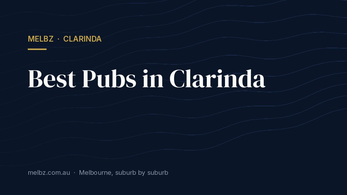 Title card: Best Pubs in Clarinda