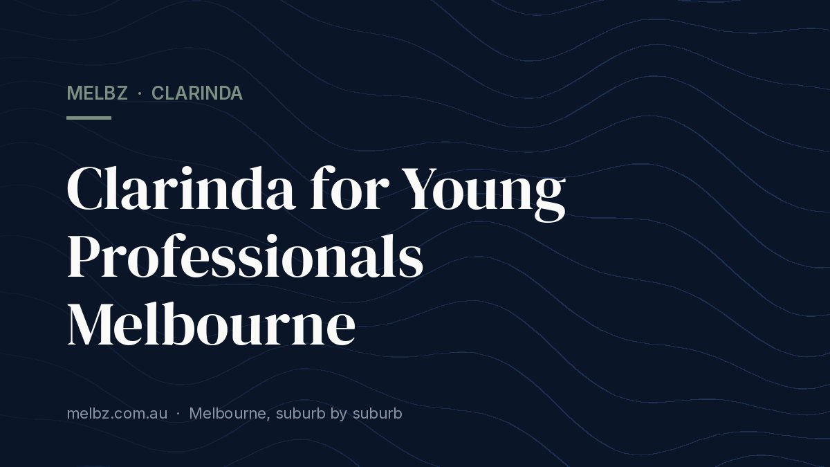 Title card: Clarinda for Young Professionals Melbourne