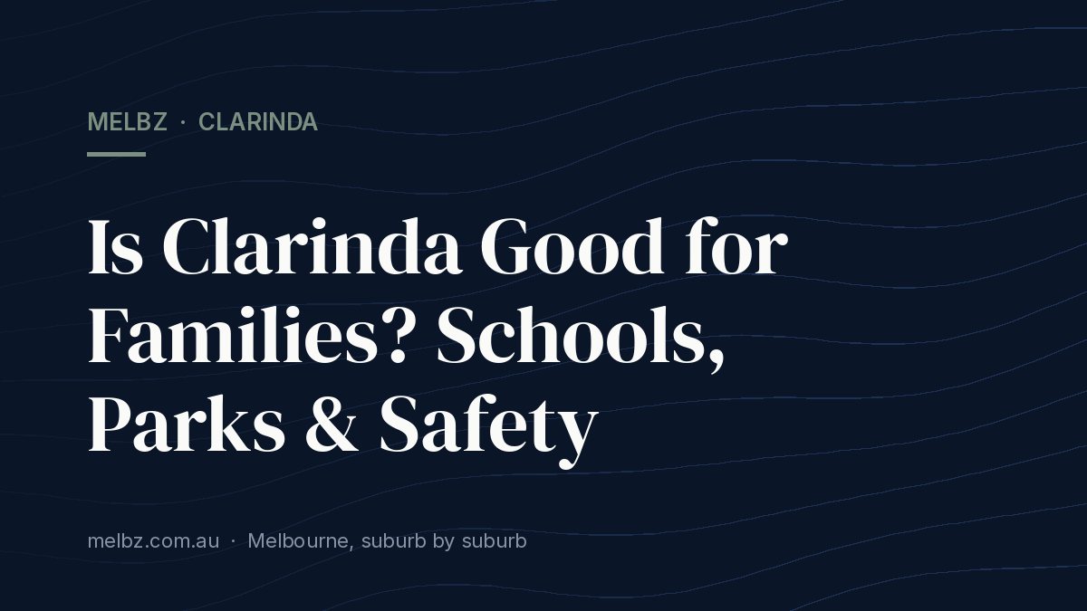Title card: Is Clarinda Good for Families? Schools, Parks & Safety