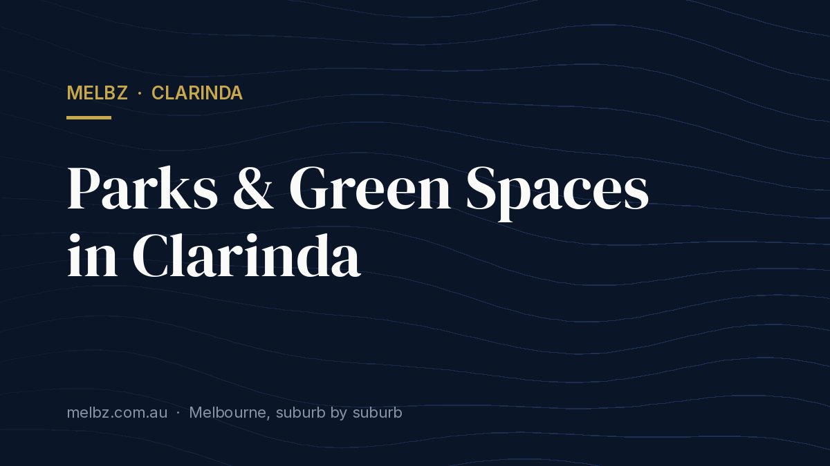 Title card: Parks & Green Spaces in Clarinda
