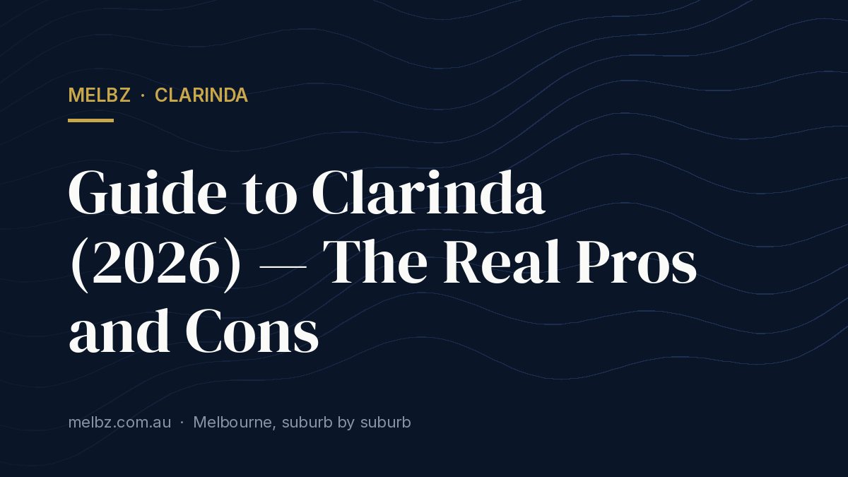 Title card: Guide to Clarinda (2026) — The Real Pros and Cons