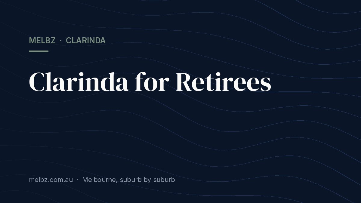 Title card: Clarinda for Retirees