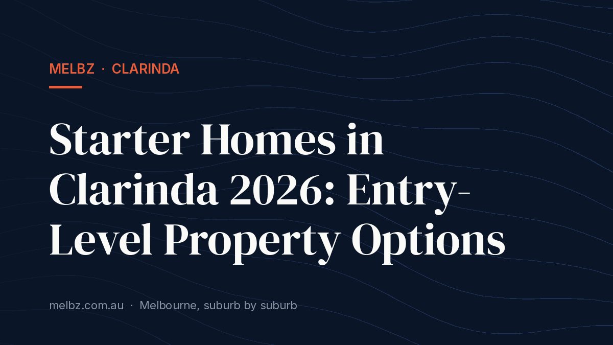 Title card: Starter Homes in Clarinda 2026: Entry-Level Property Options