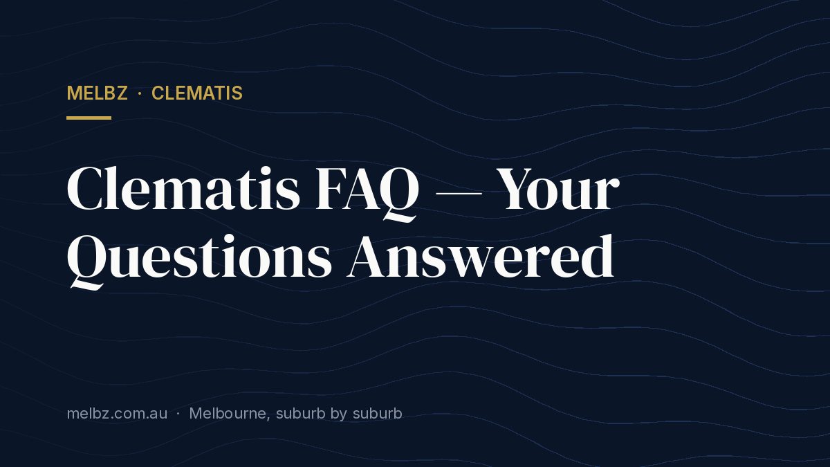 Clematis FAQ — Your Questions Answered