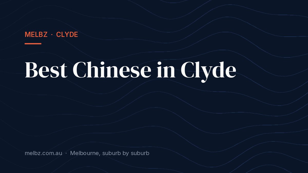 Title card: Best Chinese in Clyde