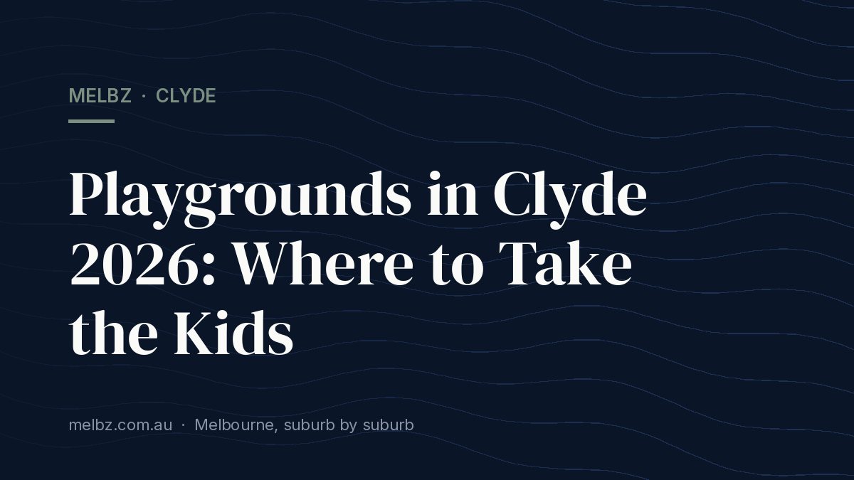 Title card: Playgrounds in Clyde 2026: Where to Take the Kids