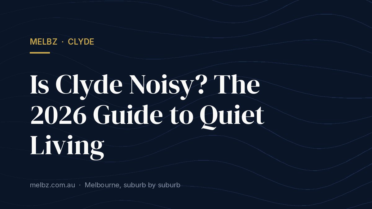 Title card: Is Clyde Noisy? The 2026 Guide to Quiet Living
