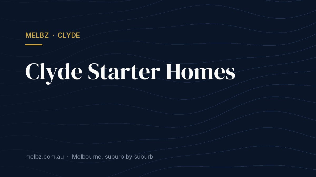 Title card: Clyde Starter Homes
